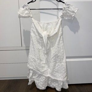 White Floral Lace Sundress